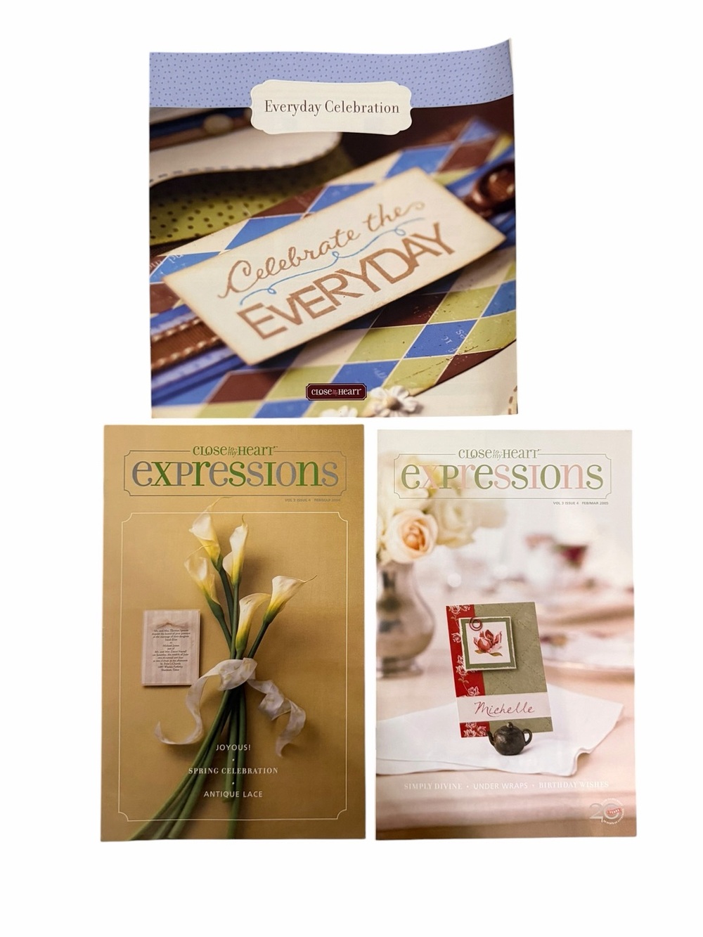 3 Vintage Close to My Heart Catalogs from 2004 2005 & 2009